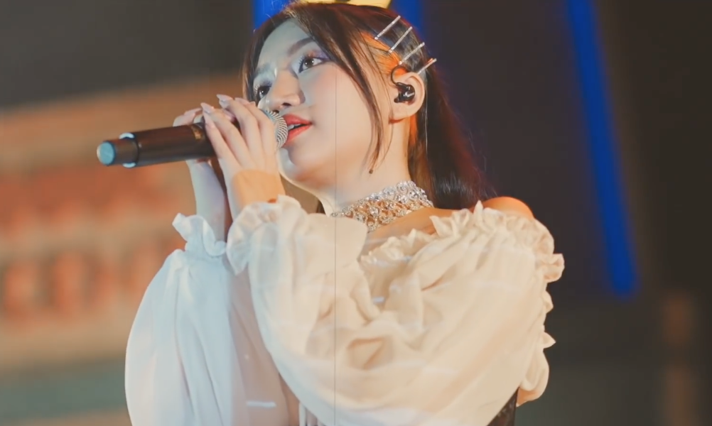 Hoang Dung, Orange lan dau hat live 'Khi em lon' hinh anh