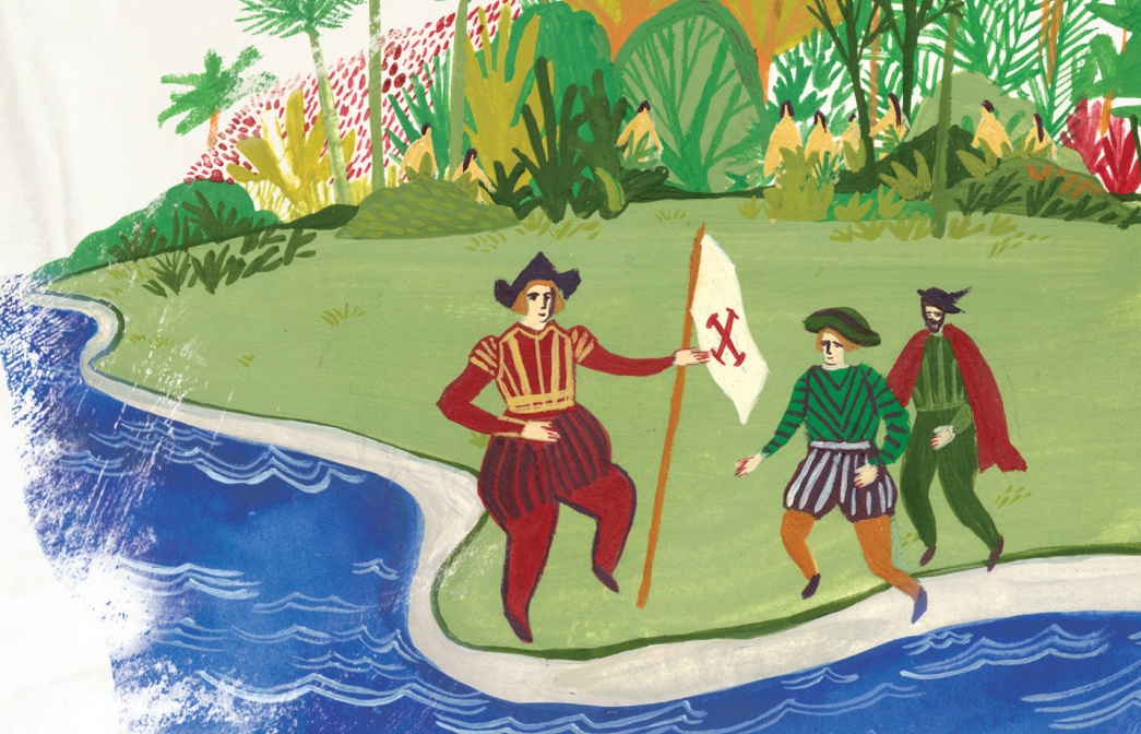 Co gi tren tau dua Christopher Columbus di tham hiem hinh anh