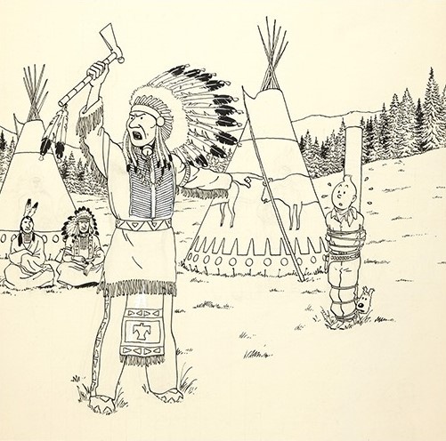 Dau gia tranh Tintin anh 1