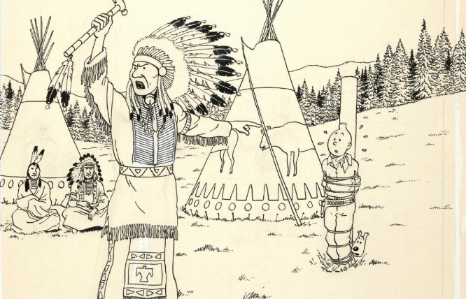 Buc ve Tintin duoc ban dau gia 1,9 trieu bang Anh hinh anh