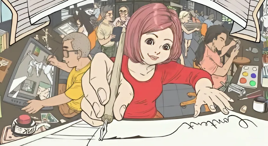 Xay dung cong dong sang tac truyen tranh hinh anh