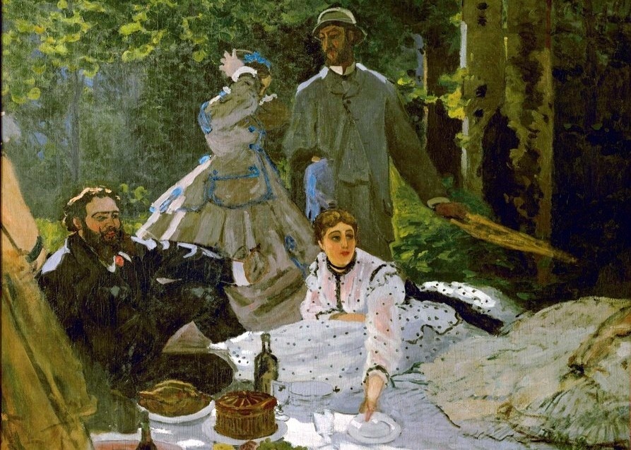 Claude Monet muon danh bai Manet bang mot bua trua hinh anh