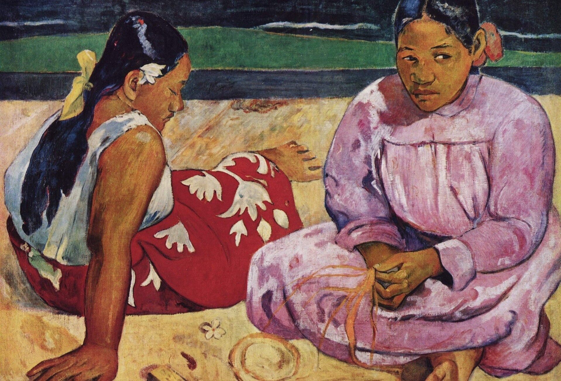 Bố cục táo bạo trong bức tranh về Tahiti của Gauguin