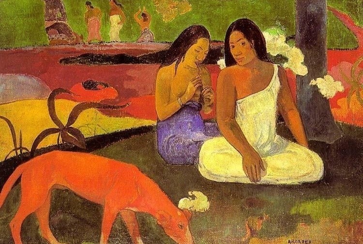 'Con chó màu đỏ' khiến Gauguin bị chỉ trích