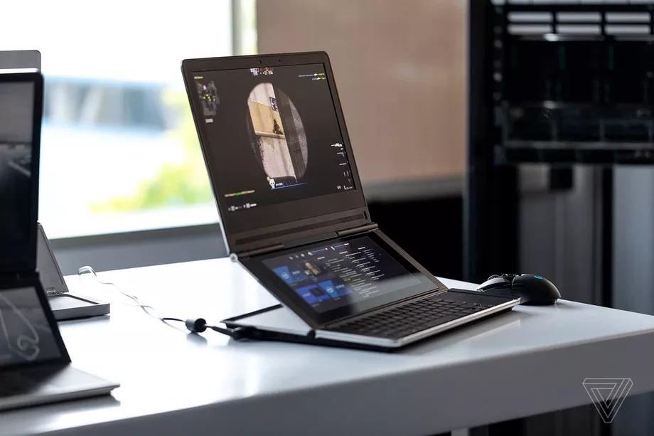 Loat laptop man hinh kep cuc 'di' cua cac dai gia cong nghe hinh anh