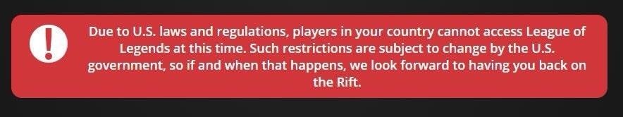 Mỹ cấm Iran và Syria chơi LMHT ảnh 1 My cam Iran va Syria choi LMHT anh 1