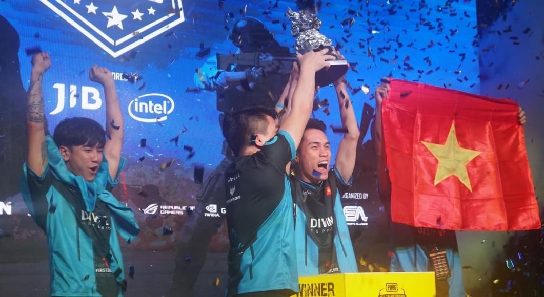 Doi PUBG Divine eSports cua Viet Nam lan 3 vo dich Dong Nam A hinh anh