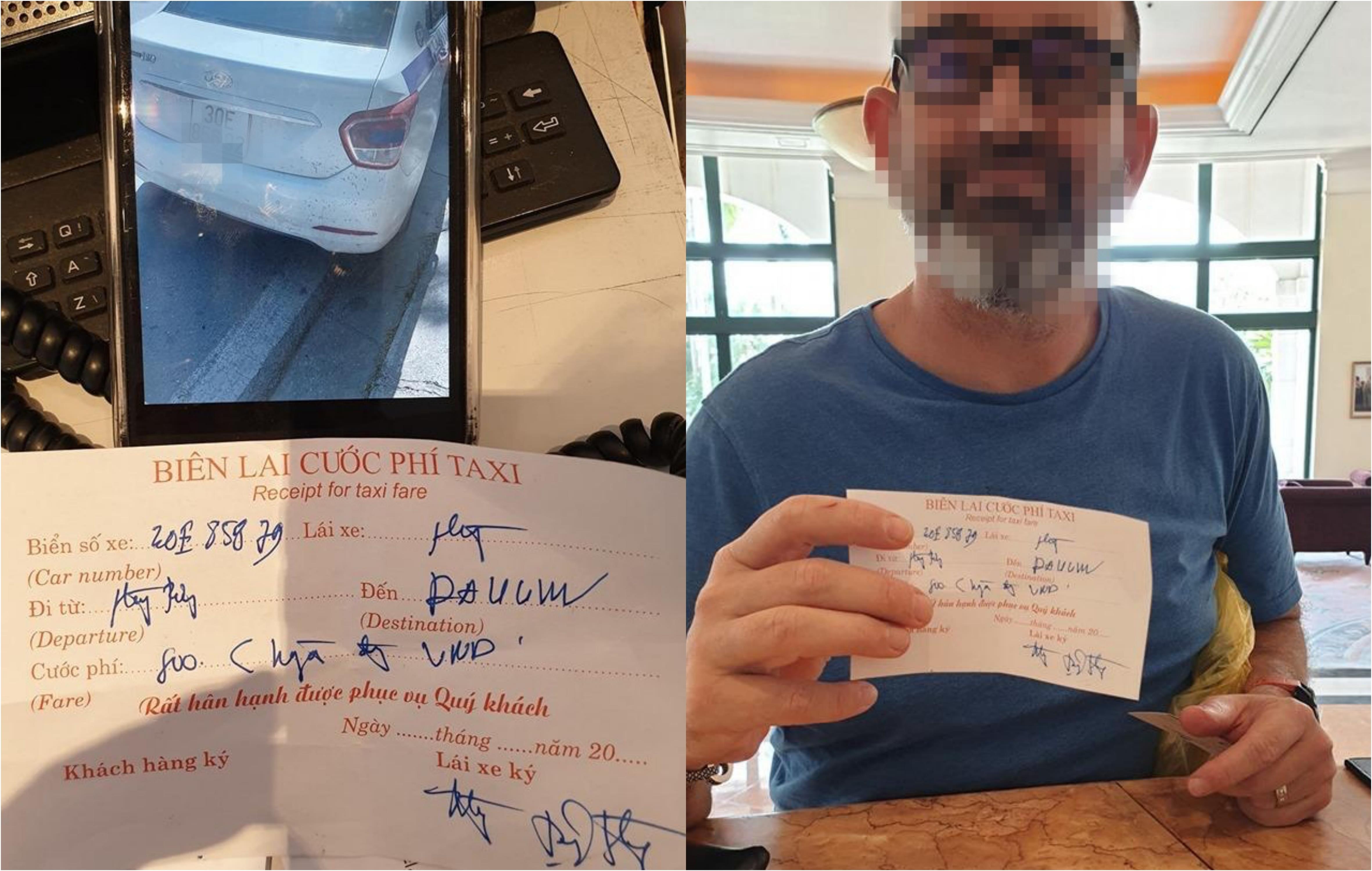 Di 4 km, khach Tay bi tai xe taxi ‘chat chem’ gan 1 trieu dong hinh anh