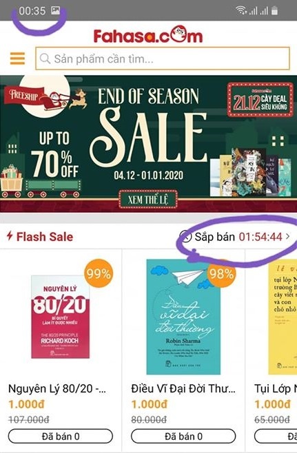 Fahasa bi to ban sach gia 1.000 dong ao,  chieu tro anh 1