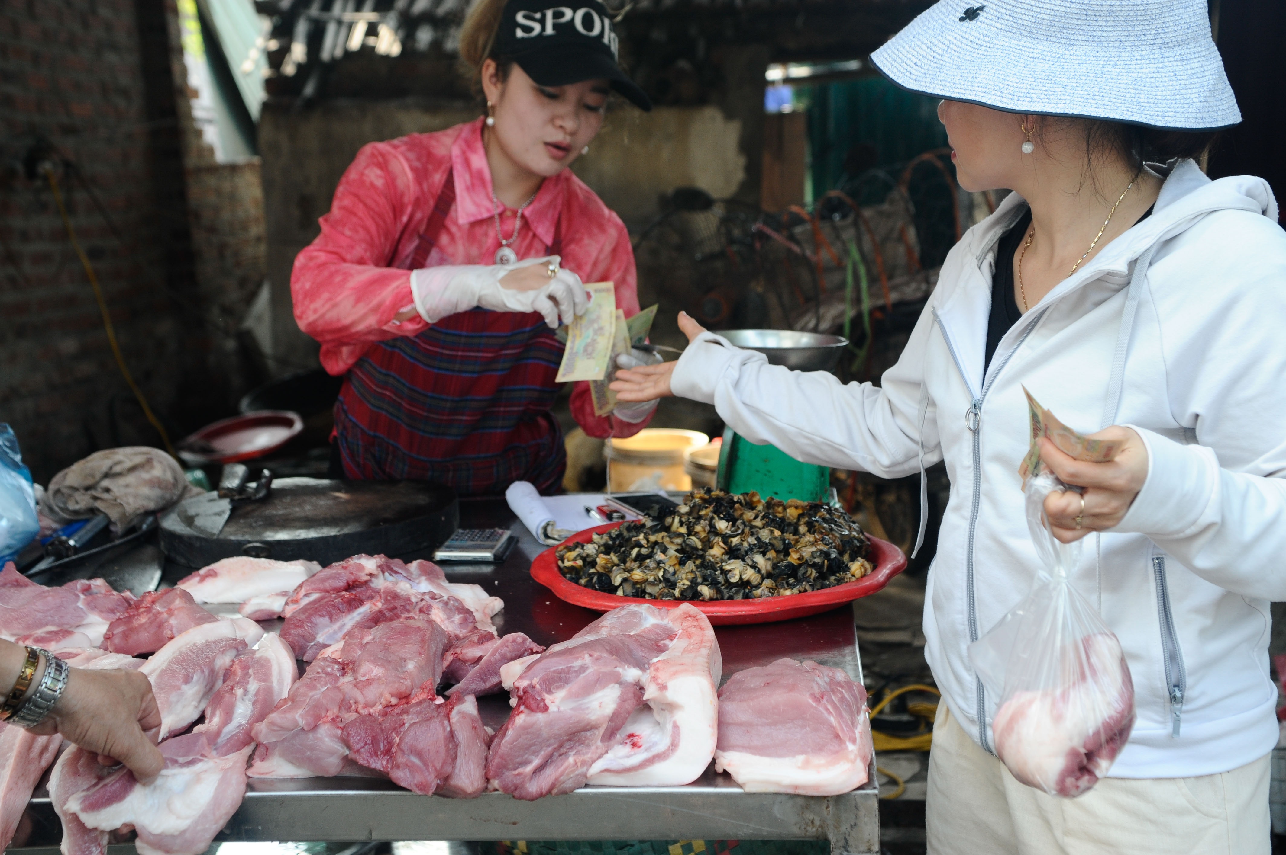 Vi sao gia lon hoi xuong thap nhat 1 nam,  gia thit ngoai cho van dat? anh 3