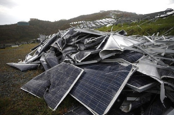 Mot doanh nghiep bi phat nang vi nhap phe lieu pin nang luong mat troi hinh anh