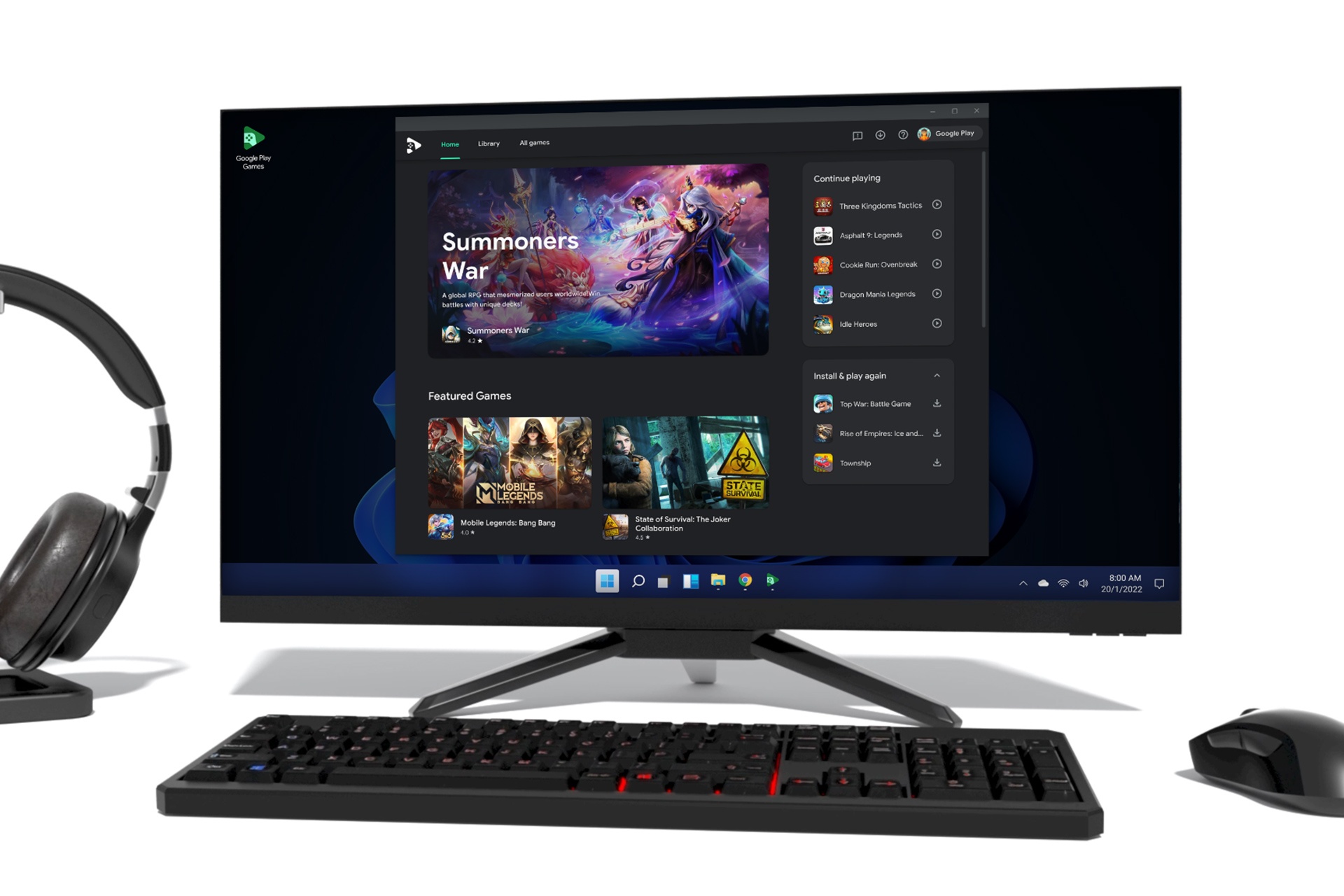 Choi game Android tren PC anh 1