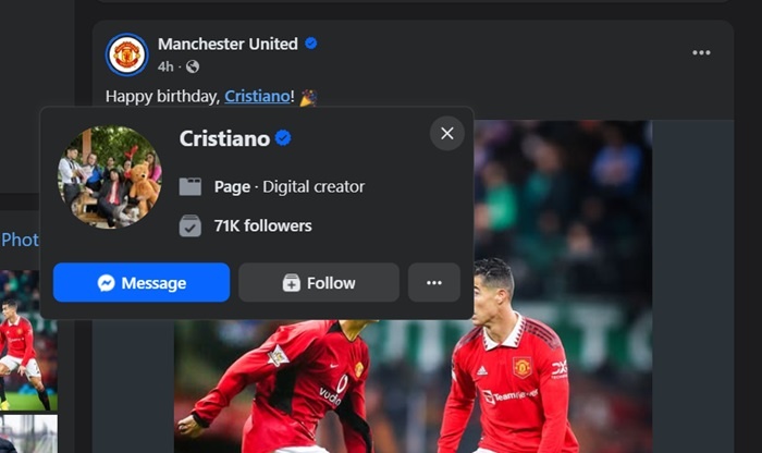 MU chuc mung sinh nhat Ronaldo nhung 'nham' nguoi hinh anh