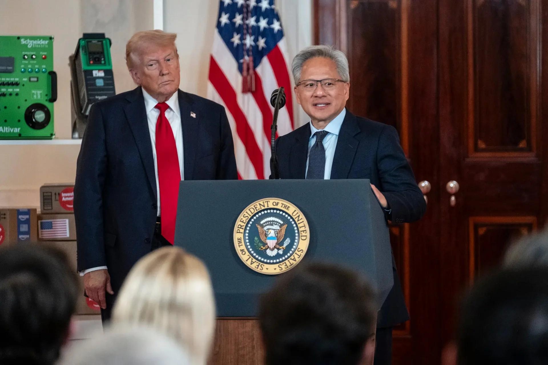 Ong Trump dich than don CEO Nvidia de sang Trung Quoc hinh anh