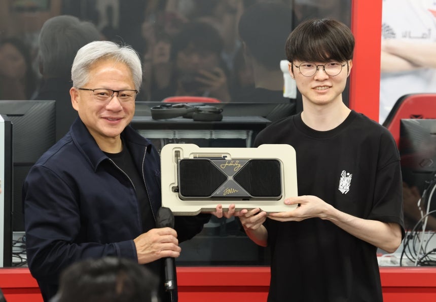 Toi Han Quoc, CEO Nvidia phai gap Faker, truoc ca chu tich LG, Hyundai hinh anh