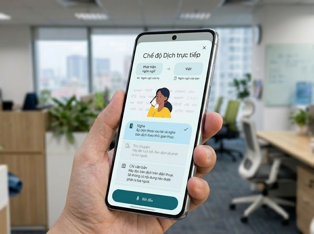 Google tung 'Banh mi chuyen ngu', dich truc tiep khong do tre hinh anh