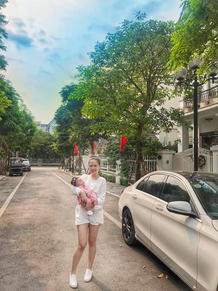 nhan sac dien vien nhi Ha Anh sau sinh anh 17