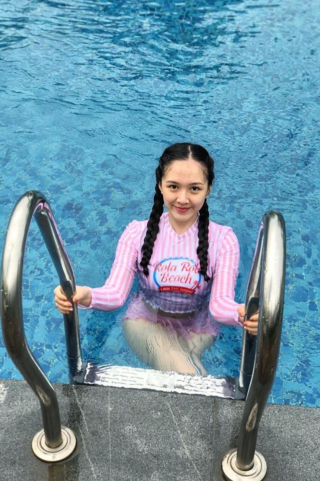 nhan sac dien vien nhi Ha Anh sau sinh anh 7