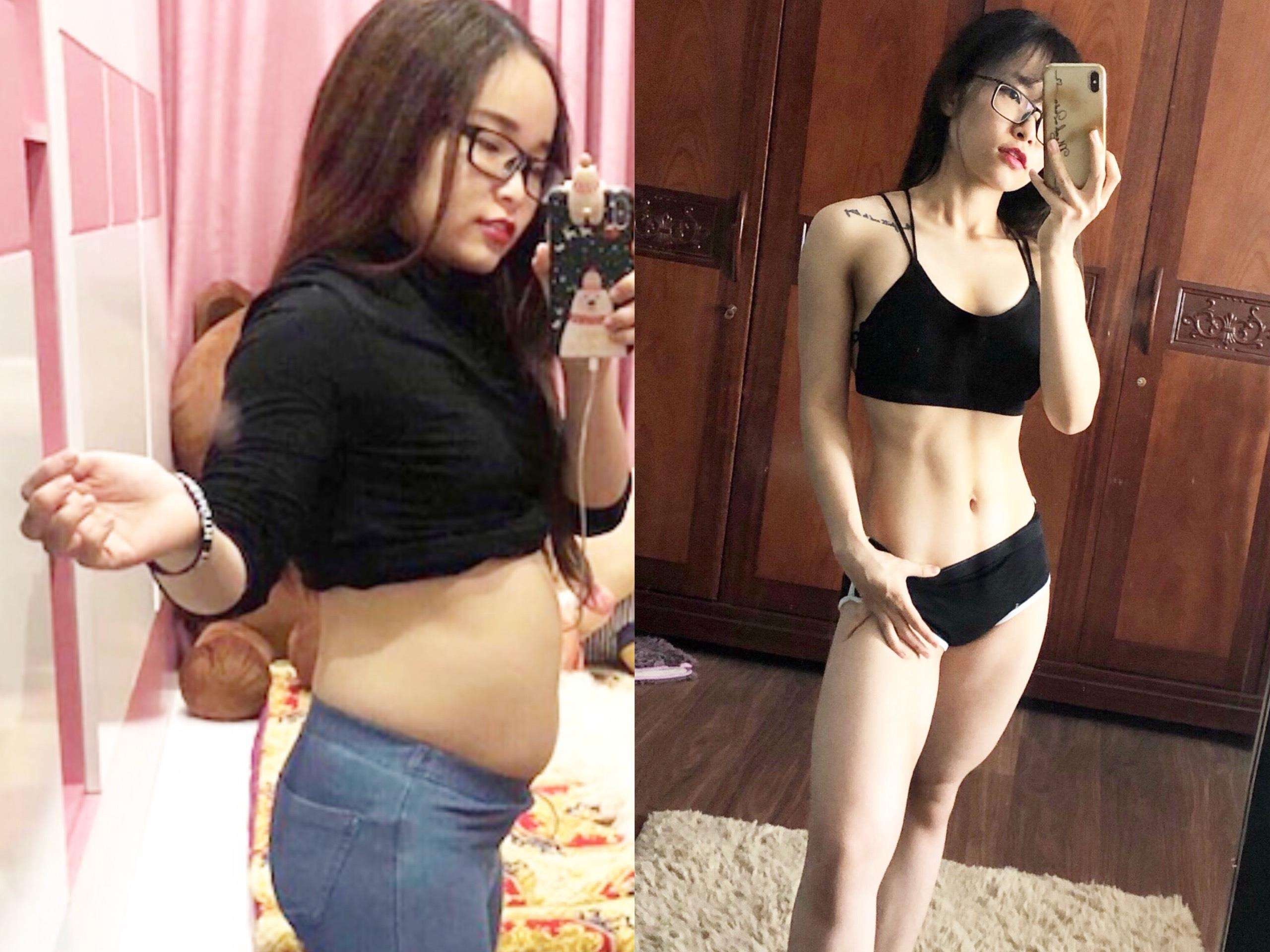 Co gai giam 12 kg, 'lot xac' ngoan muc sau khi chia tay ban trai hinh anh