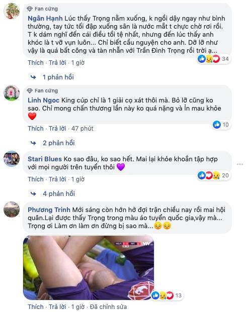 Đình Trọng gặp chấn thương ảnh 3 Dinh Trong gap chan thuong anh 3