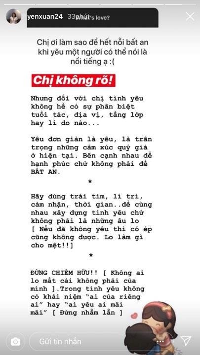 Yến Xuân kể về tình cũ ảnh 2 Yen Xuan ke ve tinh cu anh 2