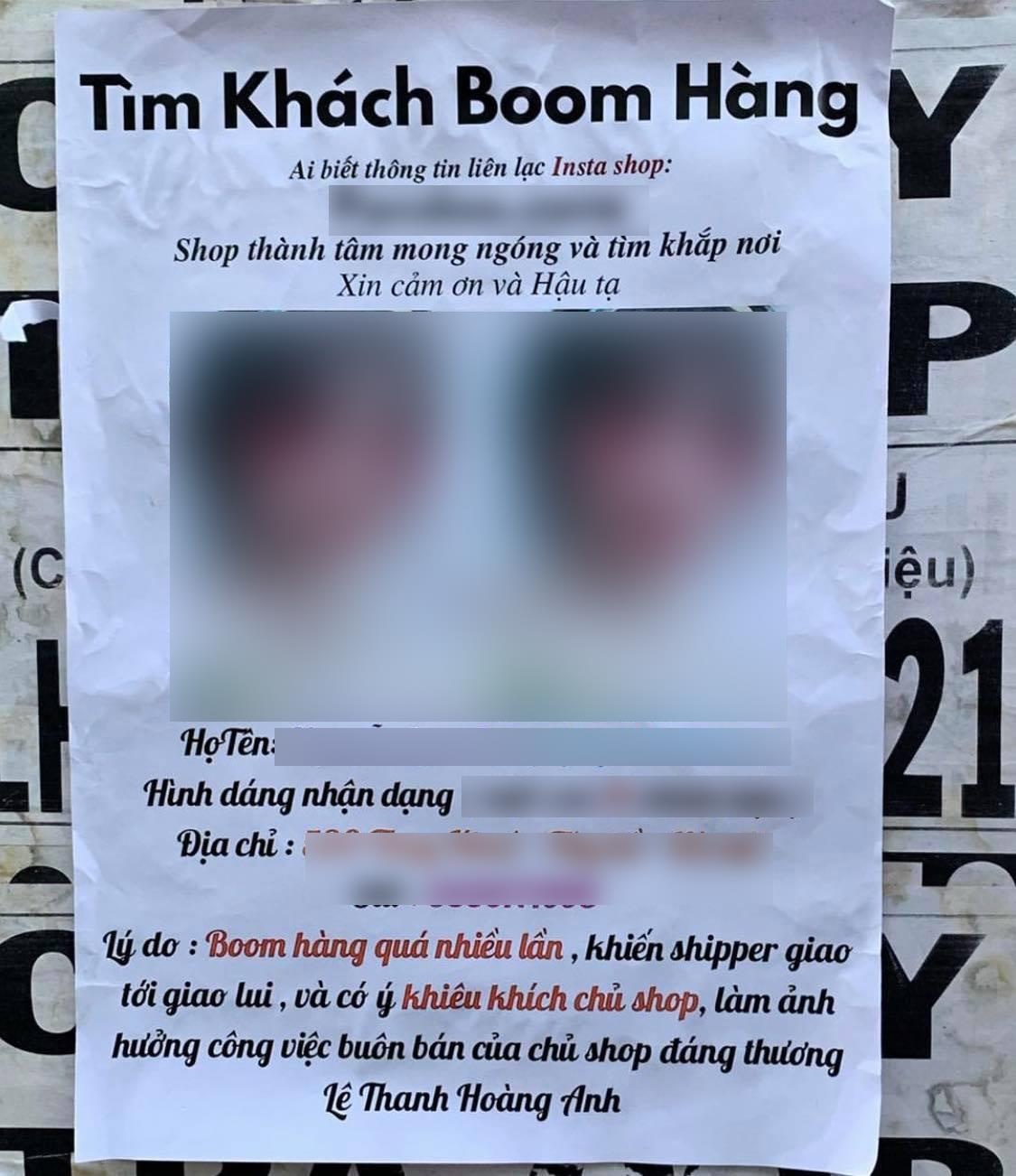 bom hàng bị dán tờ rơi ảnh 5 bom hang bi dan to roi anh 5