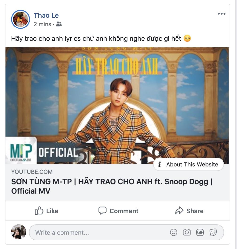 Sơn Tùng Hãy trao cho anh ảnh 2 Son Tung Hay trao cho anh anh 2