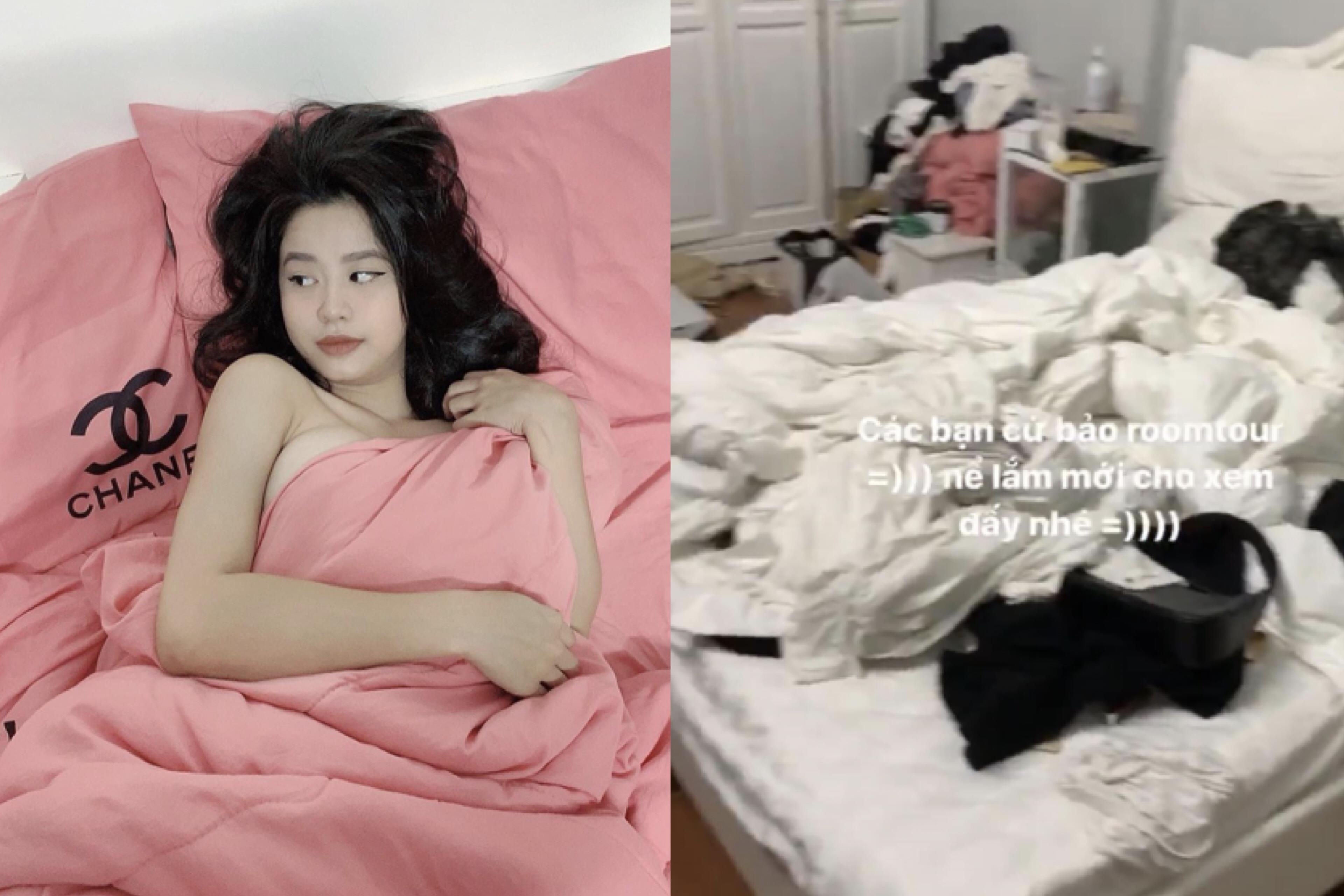 Hot girl sang chanh nhung phong rieng lai bua bai vi quan ao va rac hinh anh