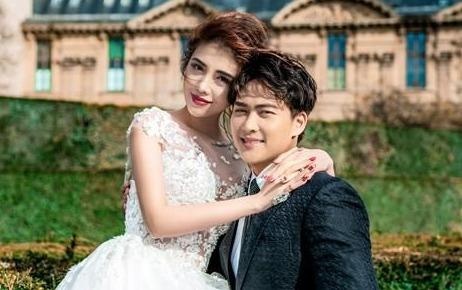 Claret Giang Le tung anh cuoi voi hot boy canh sat hinh anh