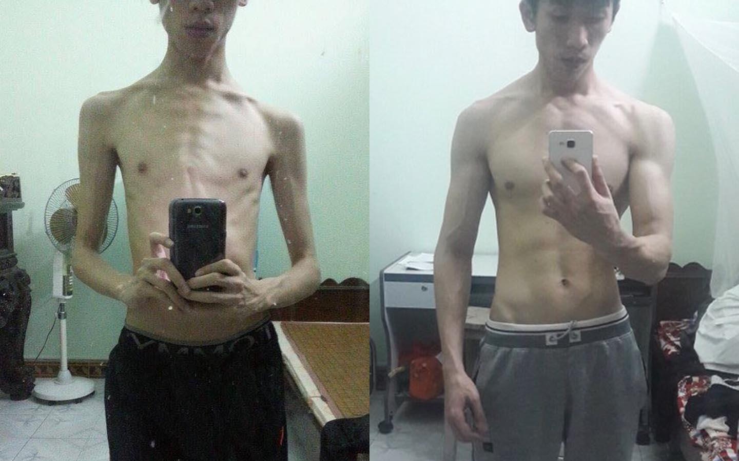 Chang trai tang 25 kg trong mot nam sau khi bi ban gai cam sung hinh anh