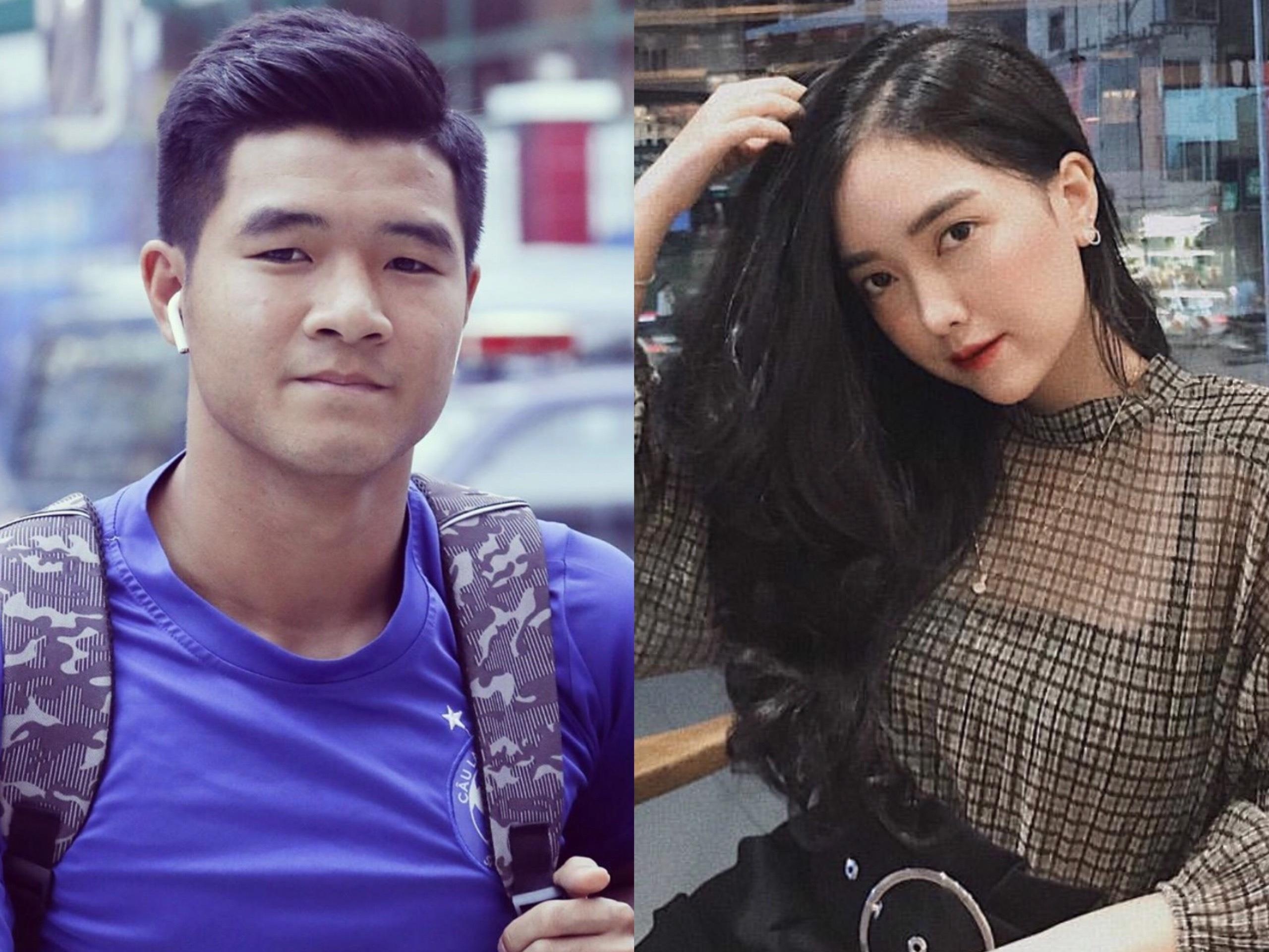 Ban gai Tien Dung, Duc Chinh di co vu ban trai o tran dau gap U22 UAE hinh anh