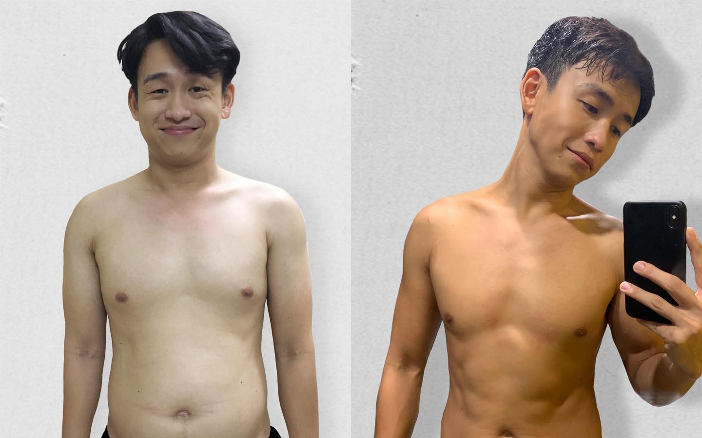 MC Quang Bao khoe anh giam 20 kg sau khi tang can mat kiem soat hinh anh