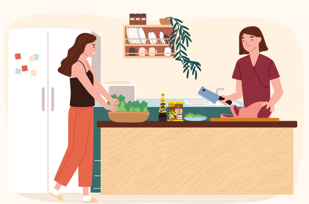 bua com cua me anh 6