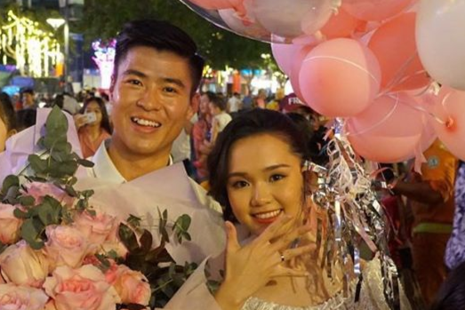 Quynh Anh dam dang, la 'hau phuong vung chac' cua Duy Manh hinh anh