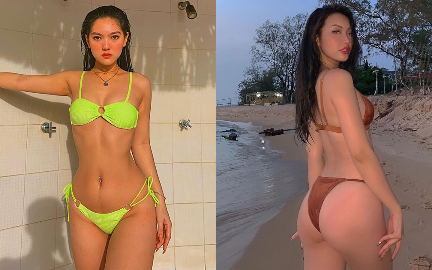 Nhung hot girl cham khoe vong 3 goi cam hinh anh