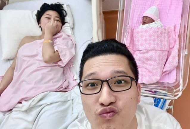 Huynh Mi sinh con dau long hinh anh