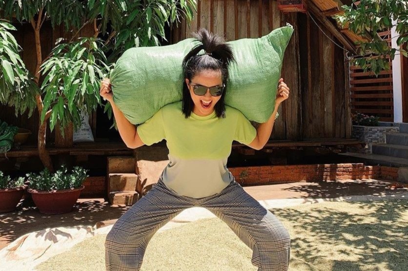 H'Hen Nie chia se cach tap de eo thon, duong da ngay trong lich hinh anh