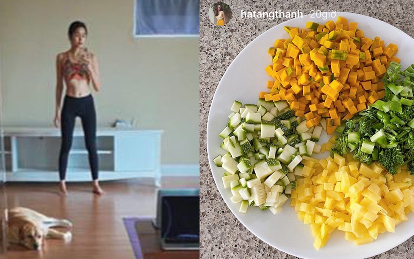 Tang Thanh Ha khoe dang san chac, cham nau an khi ranh roi hinh anh