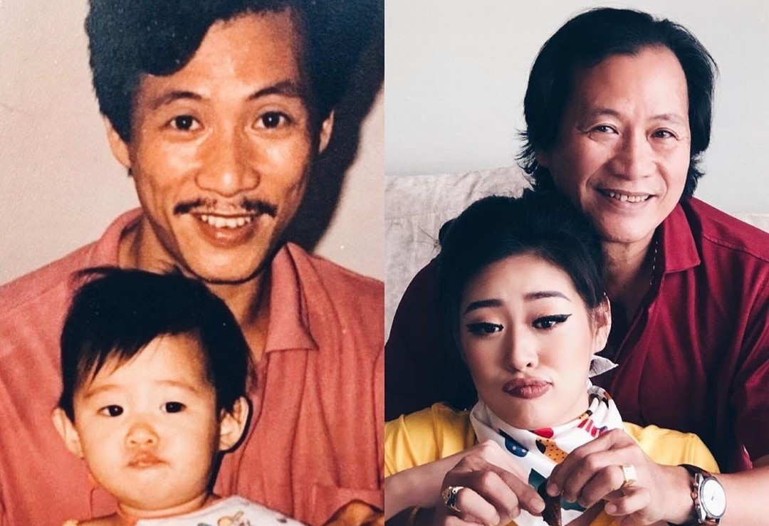 Hoa hau Khanh Van dang anh chup chung voi bo sau 24 nam hinh anh