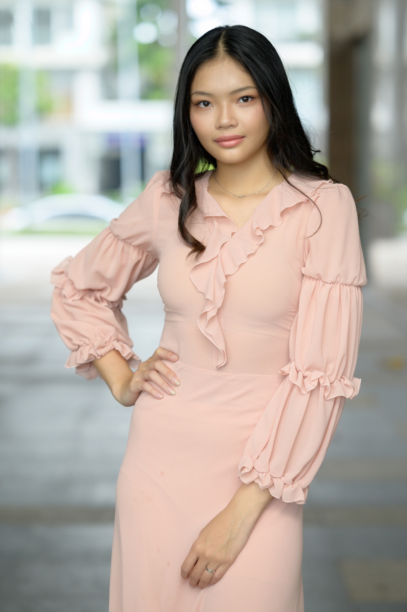 chau gai dien vien Trang Nhung anh 5