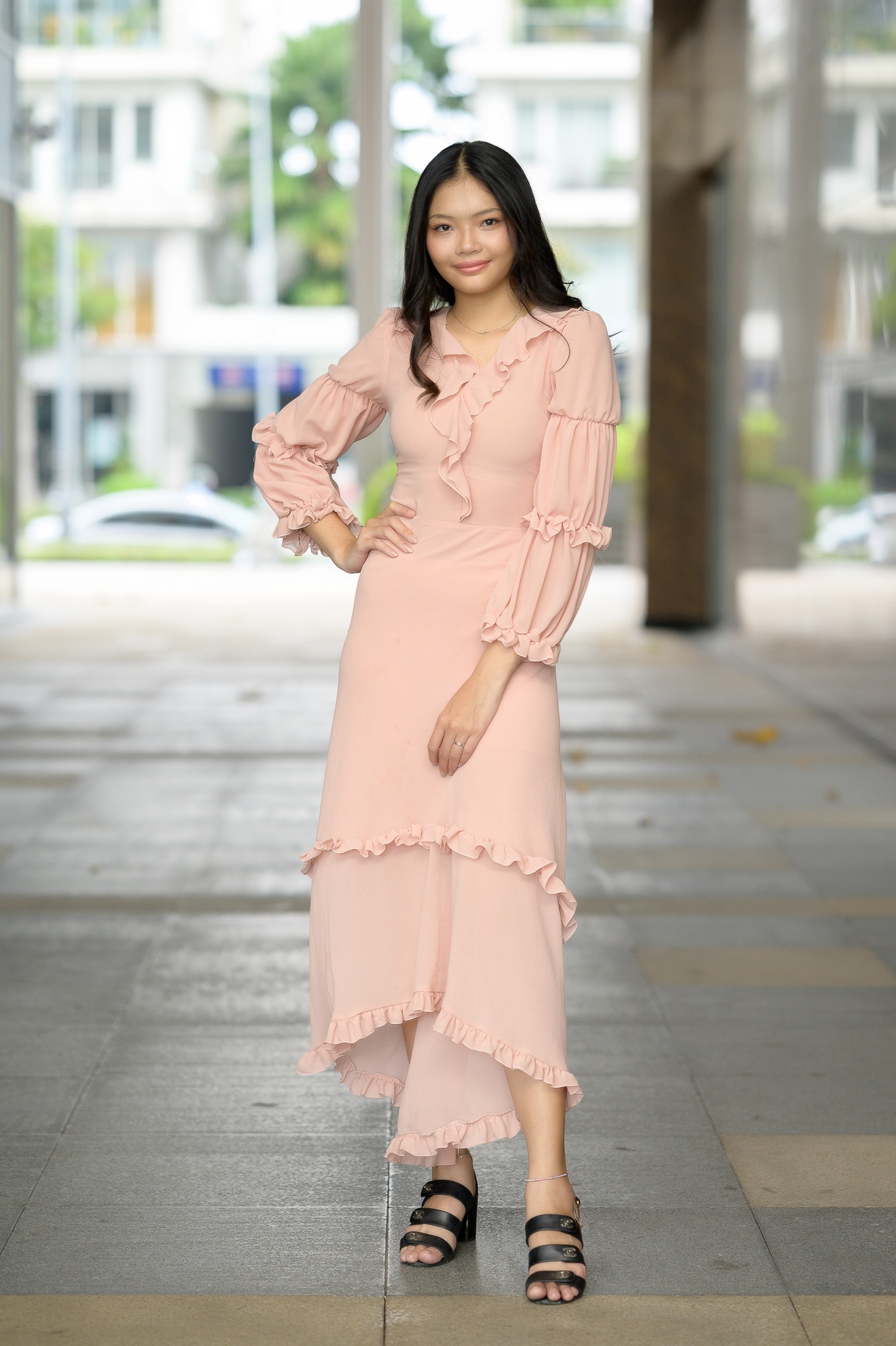 chau gai dien vien Trang Nhung anh 6