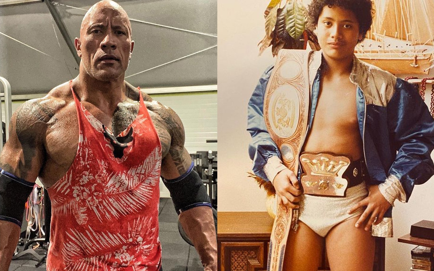 The Rock dang anh nam 11 tuoi hinh anh