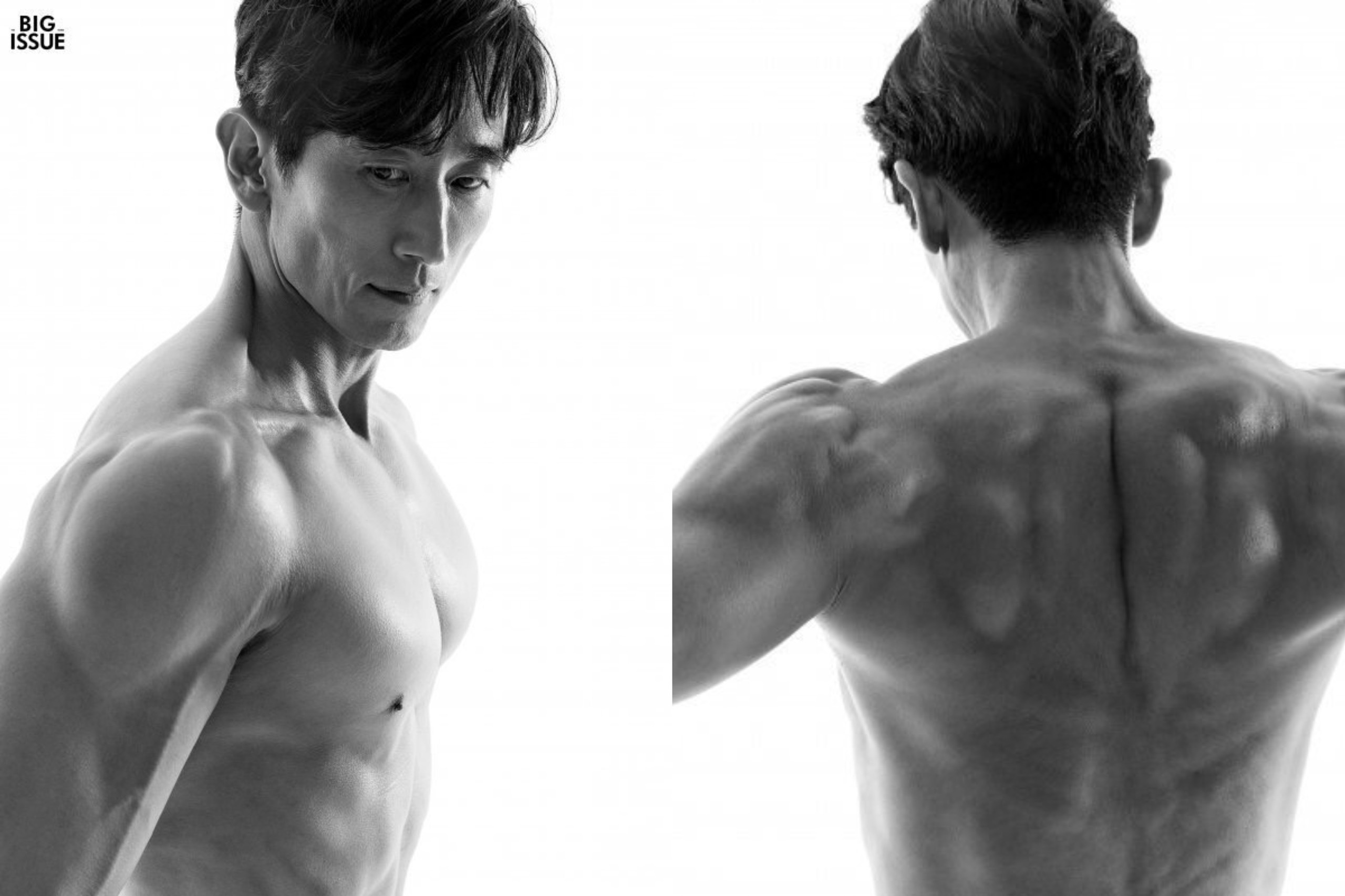 Cha In Pyo khoe co bap o tuoi 54 hinh anh