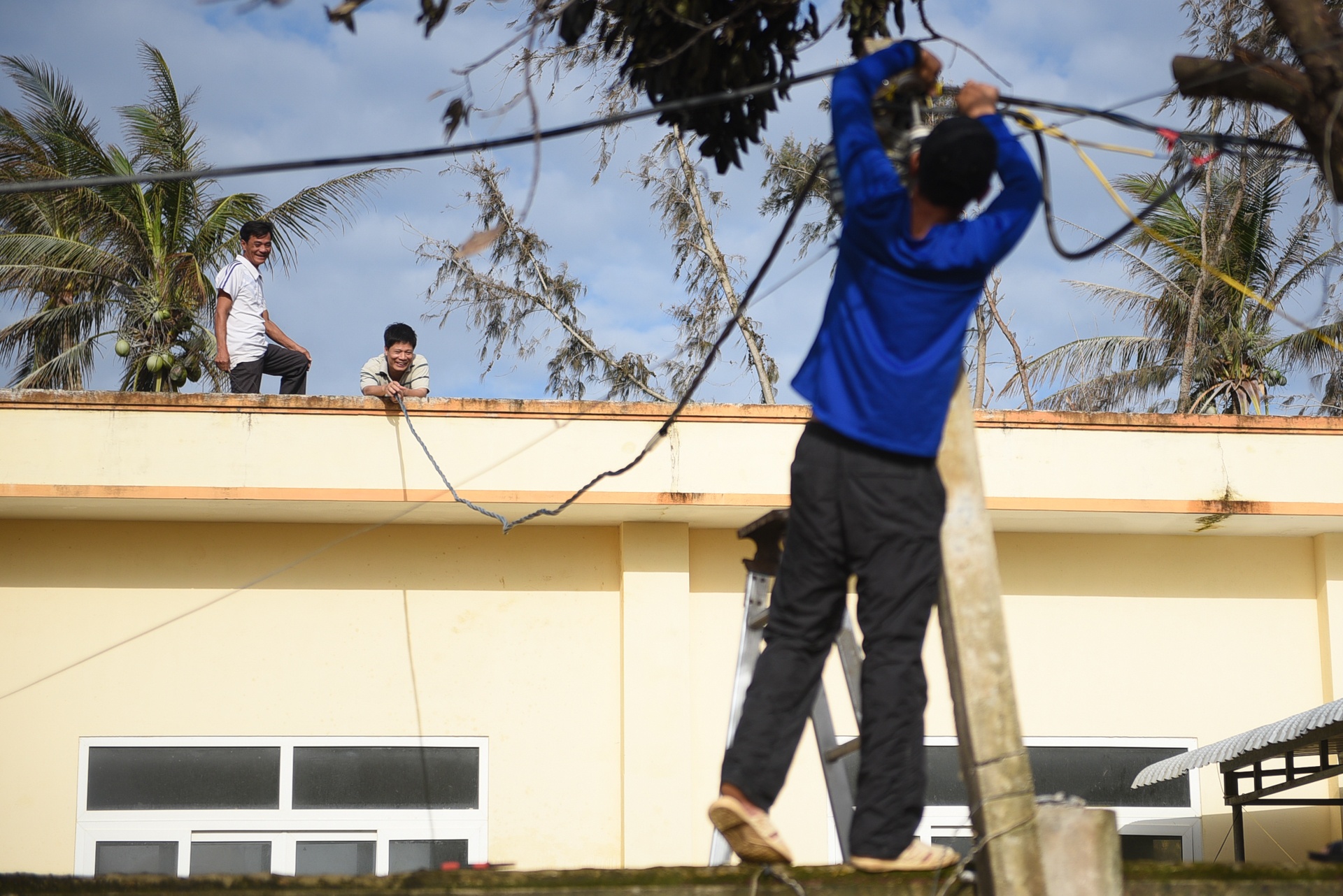 dao ly son sau bao,  cuoc song sau bao anh 27