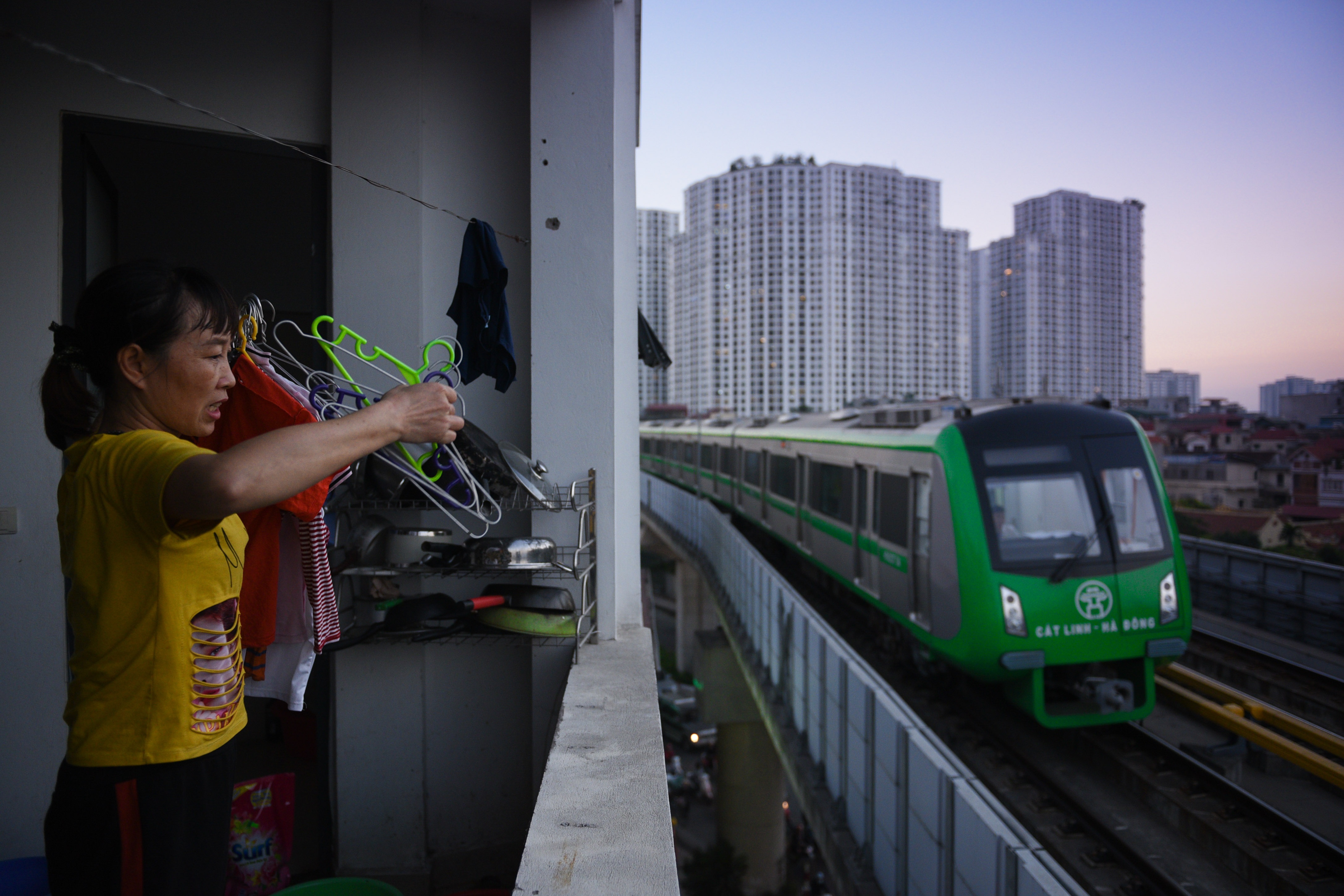 chay thu duong sat Cat Linh,  duong sat tren cao,  van hanh thu duong sat Cat Linh - Ha Dong anh 6