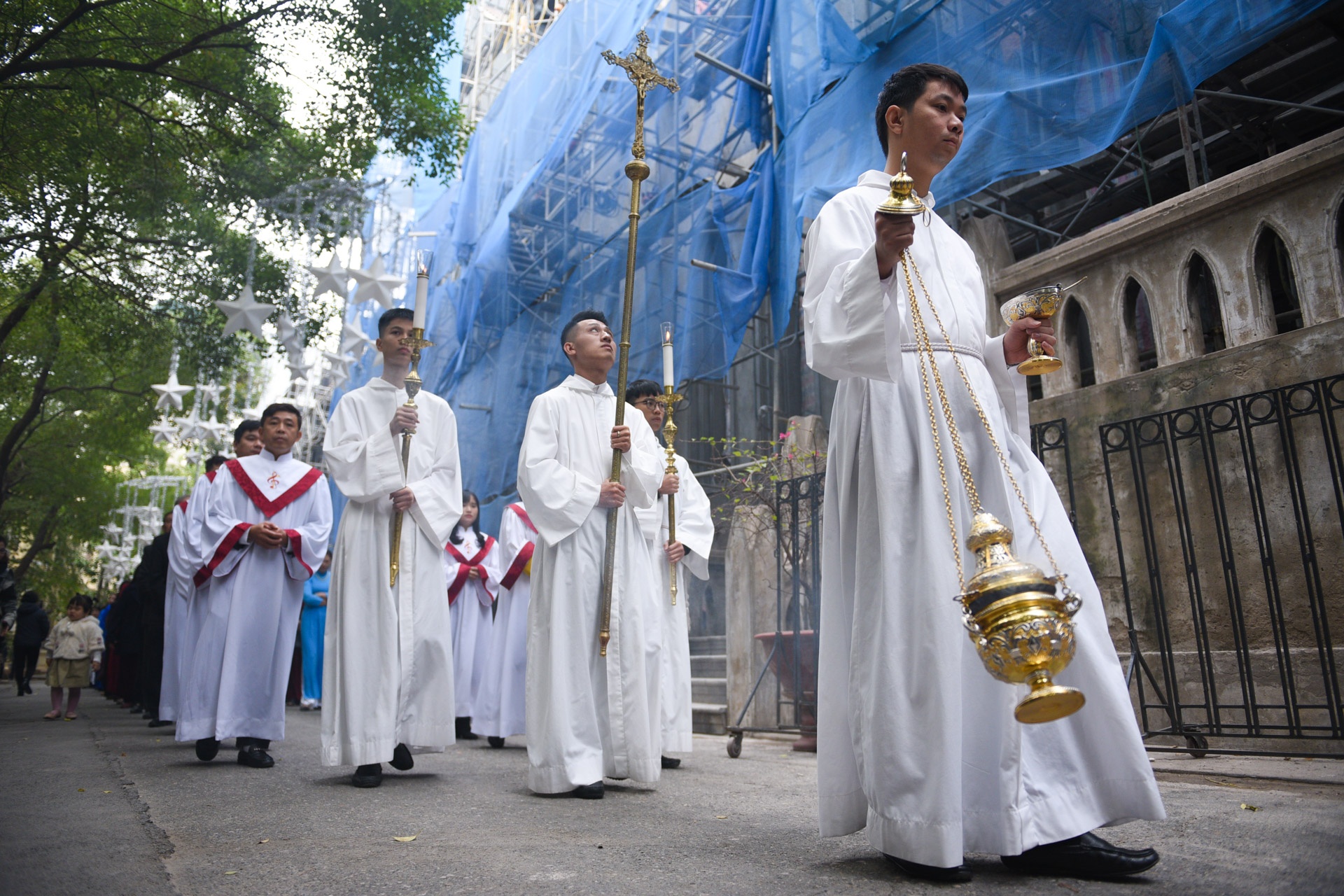 dai le Giang sinh,  nguoi theo dao Thien Chua anh 2