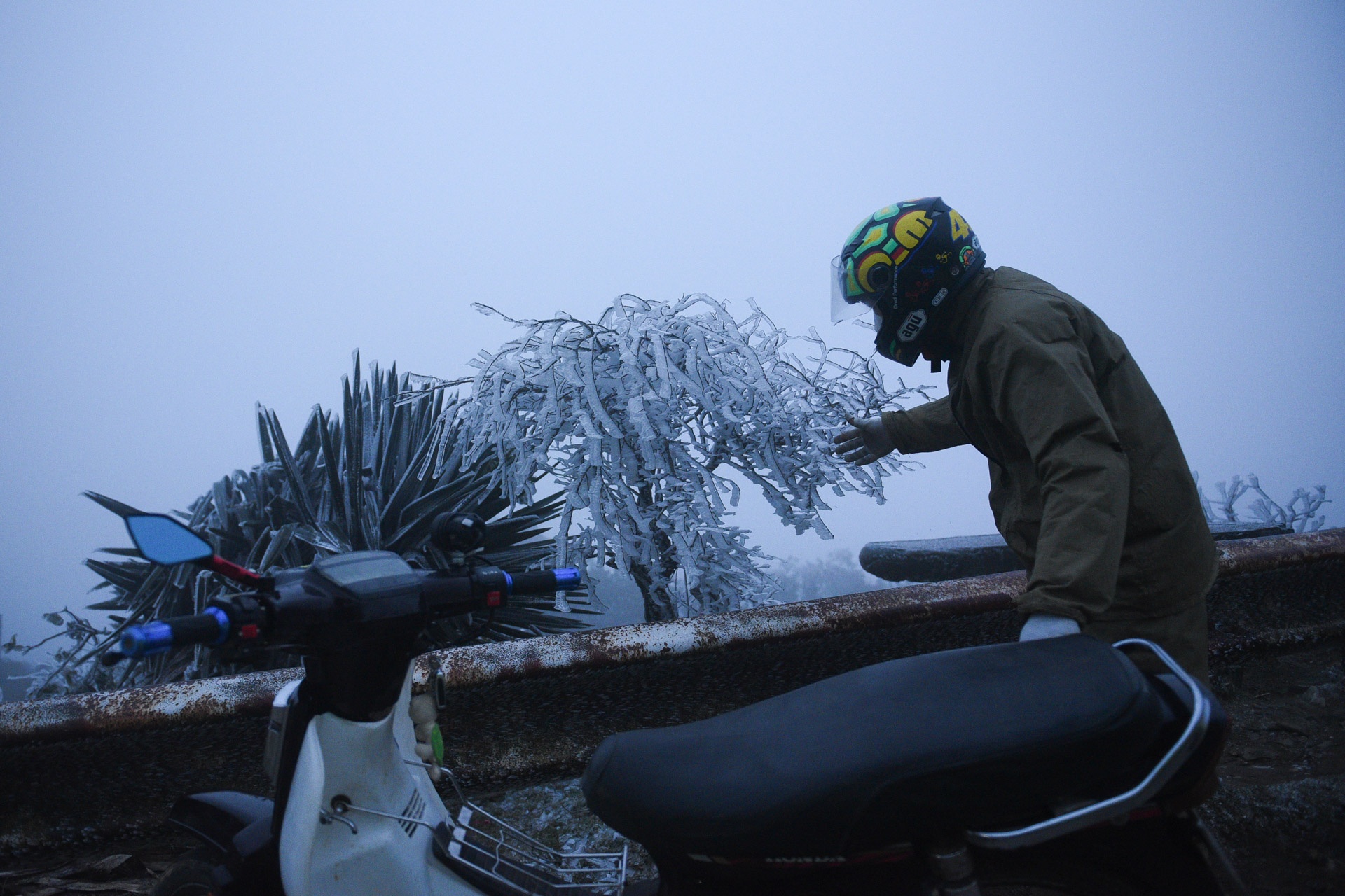 Mau Son xuat hiejn bang tuyet,  ret dam ret hai anh 7