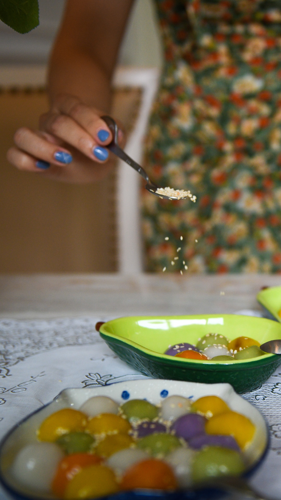 Banh troi ngu sac,  cac buoc lam banh troi anh 24