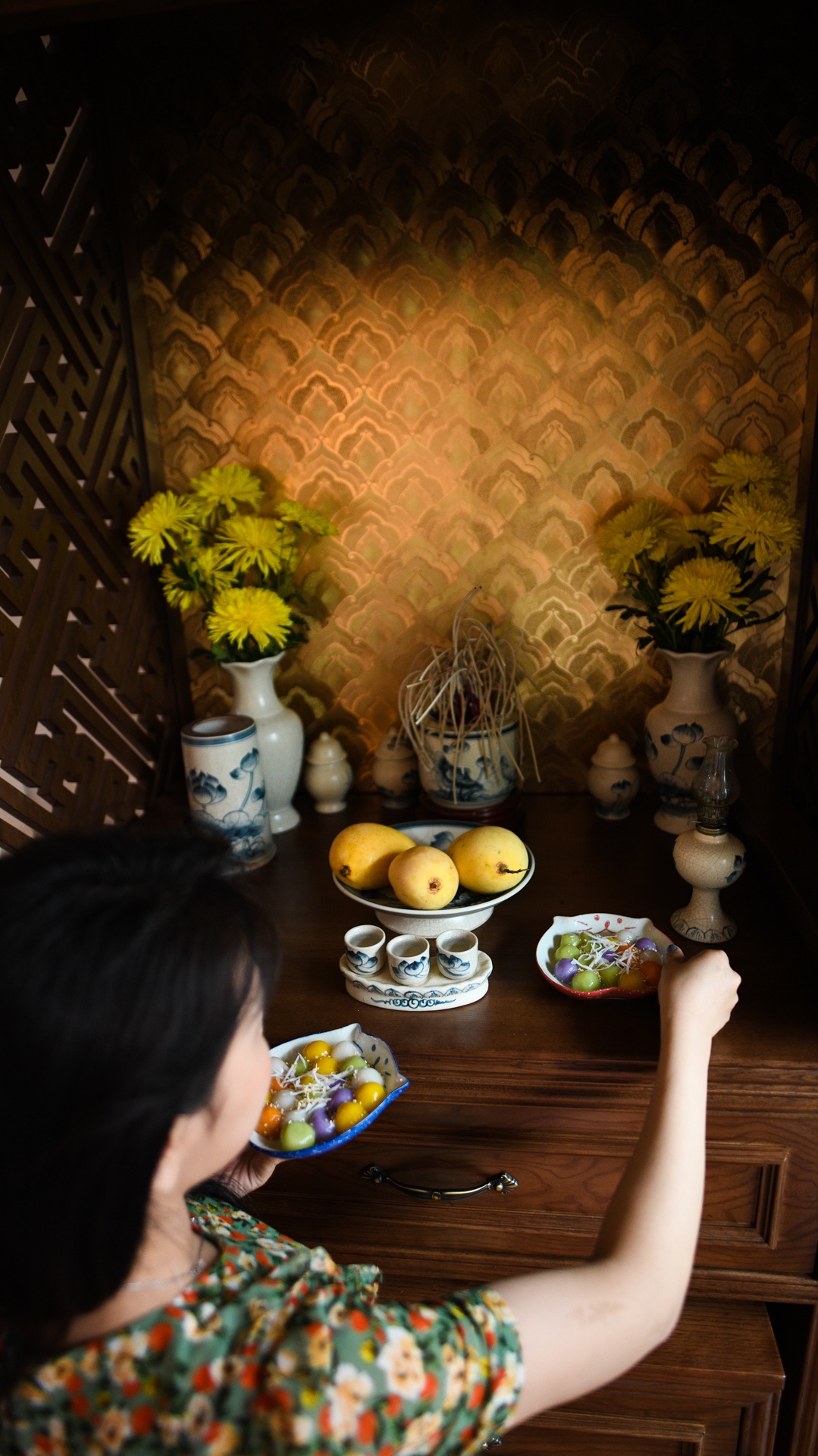 Banh troi ngu sac,  cac buoc lam banh troi anh 26