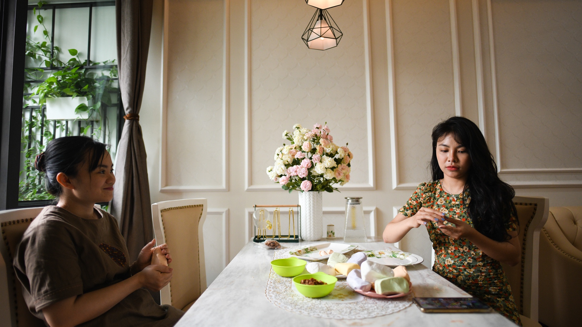 Banh troi ngu sac,  cac buoc lam banh troi anh 7